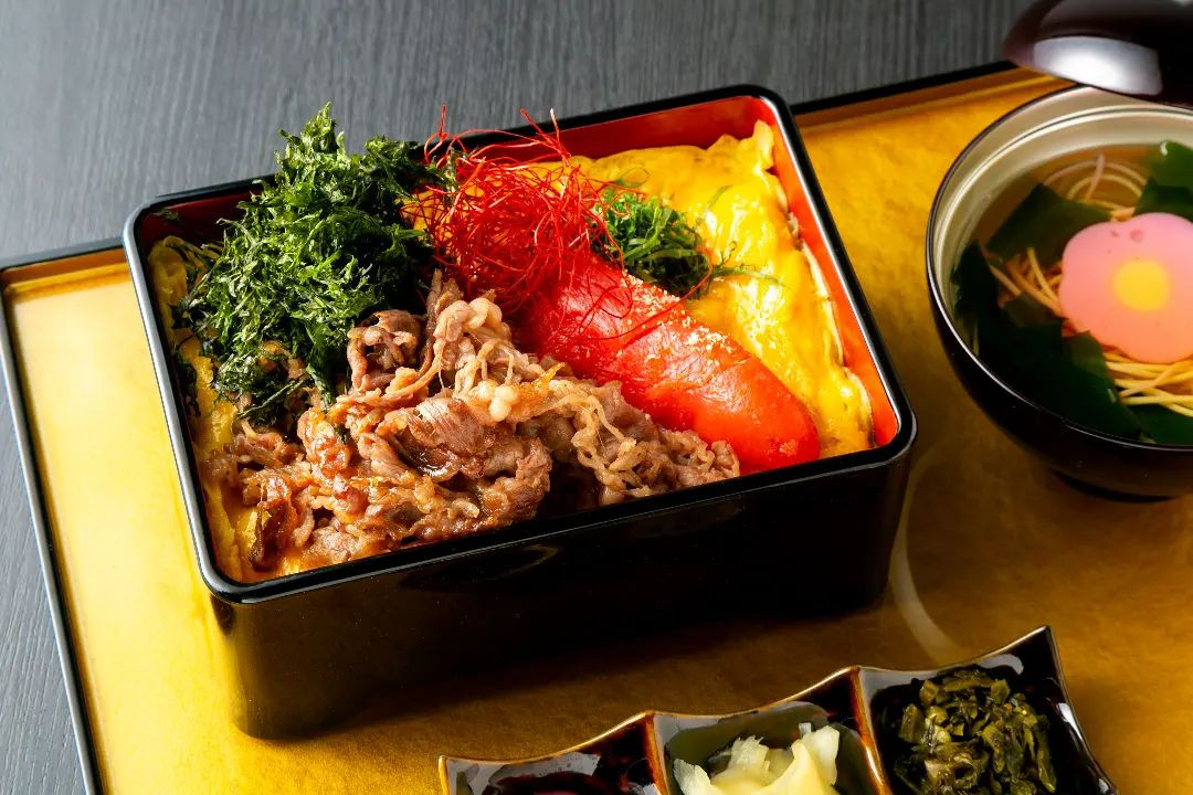 当店自慢の「和牛めんたい御膳」は、